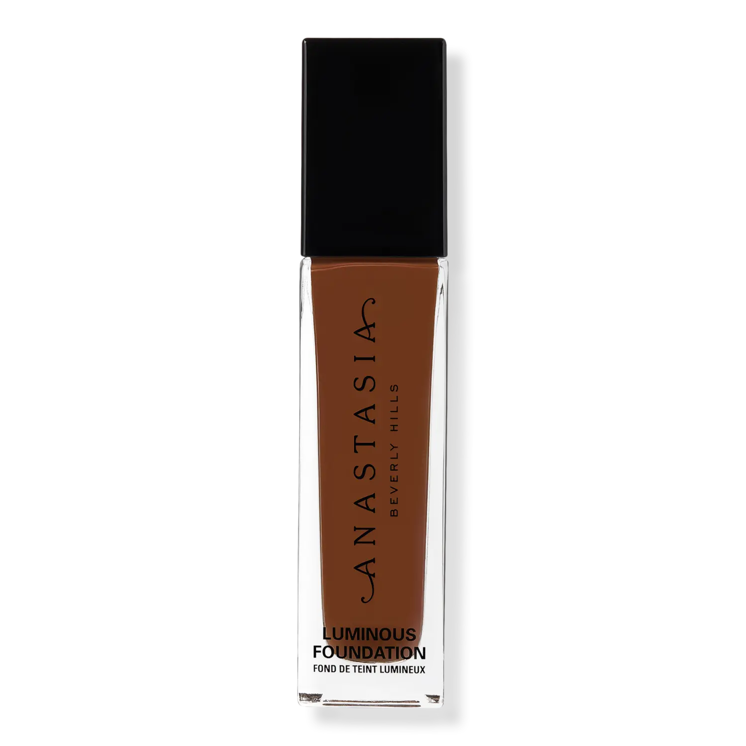 

Тональная основа средней плотности, с естественным финишем и эффектом сияния. Anastasia Beverly Hills, 530N (deep skin with a neutral pink undertone)