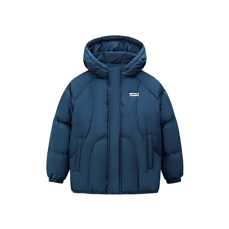 Детская утепленная куртка с капюшоном Levis, Deep Water