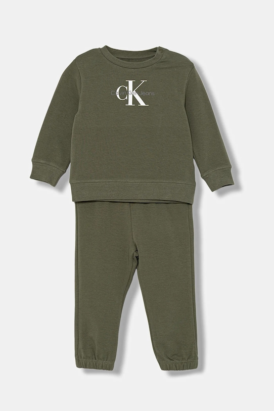 

Детский спортивный костюм Calvin Klein Jeans, зеленый