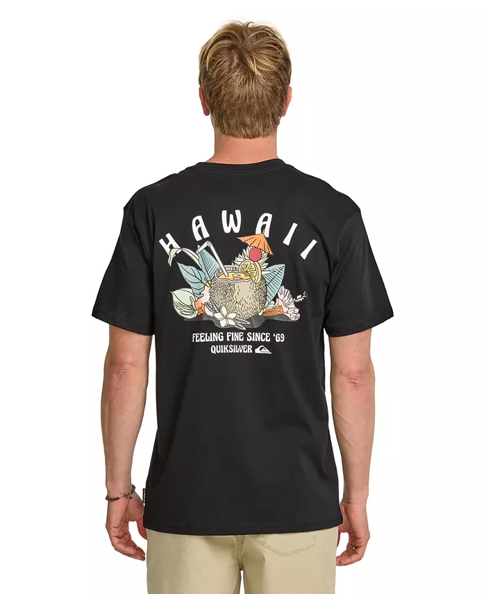 

Мужская футболка с коротким рукавом Hawaii Spirits Quiksilver, черный