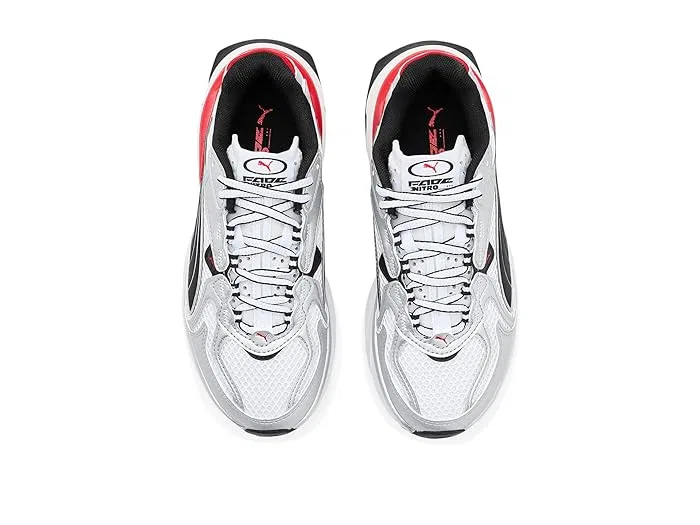 Кроссовки PUMA Fade NITRO Trail PUMA Kids, PUMA White/For All Time Red — фото 3
