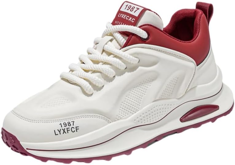 

Модные мужские спортивные кроссовки - низкие дышащие повседневные спортивные обувь, подходит для ежедневной носки Fusecottc, белый