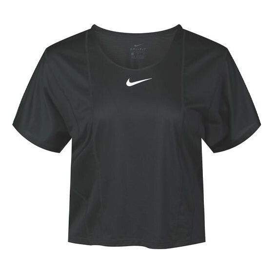 

Футболка icon clash city sleek sports running tops short sleeve black Nike, черный