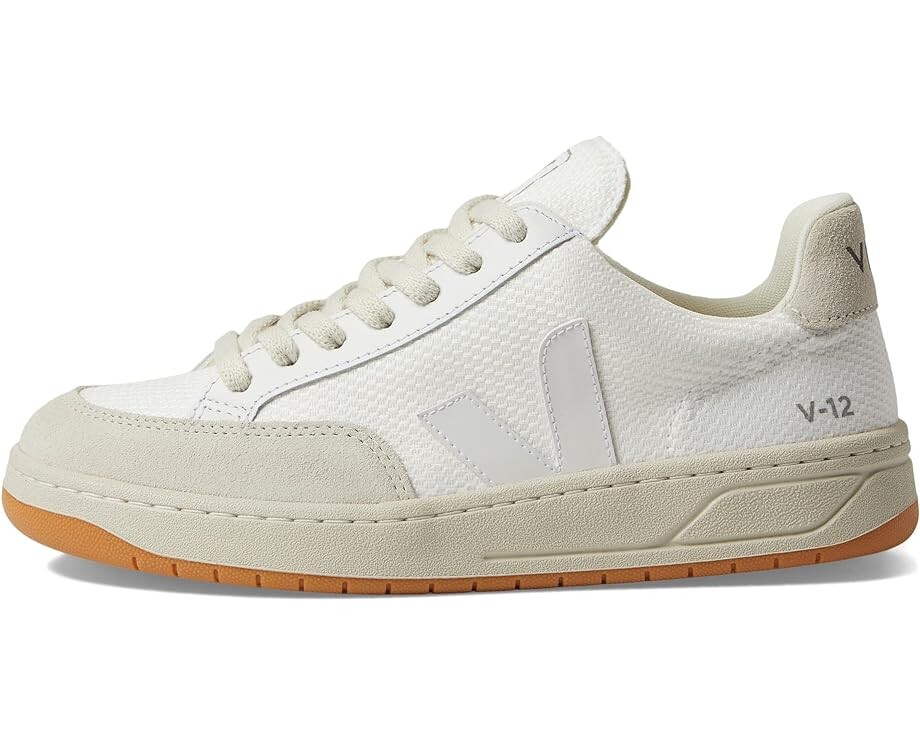 Кроссовки VEJA V-12, цвет White/Natural — фото 4