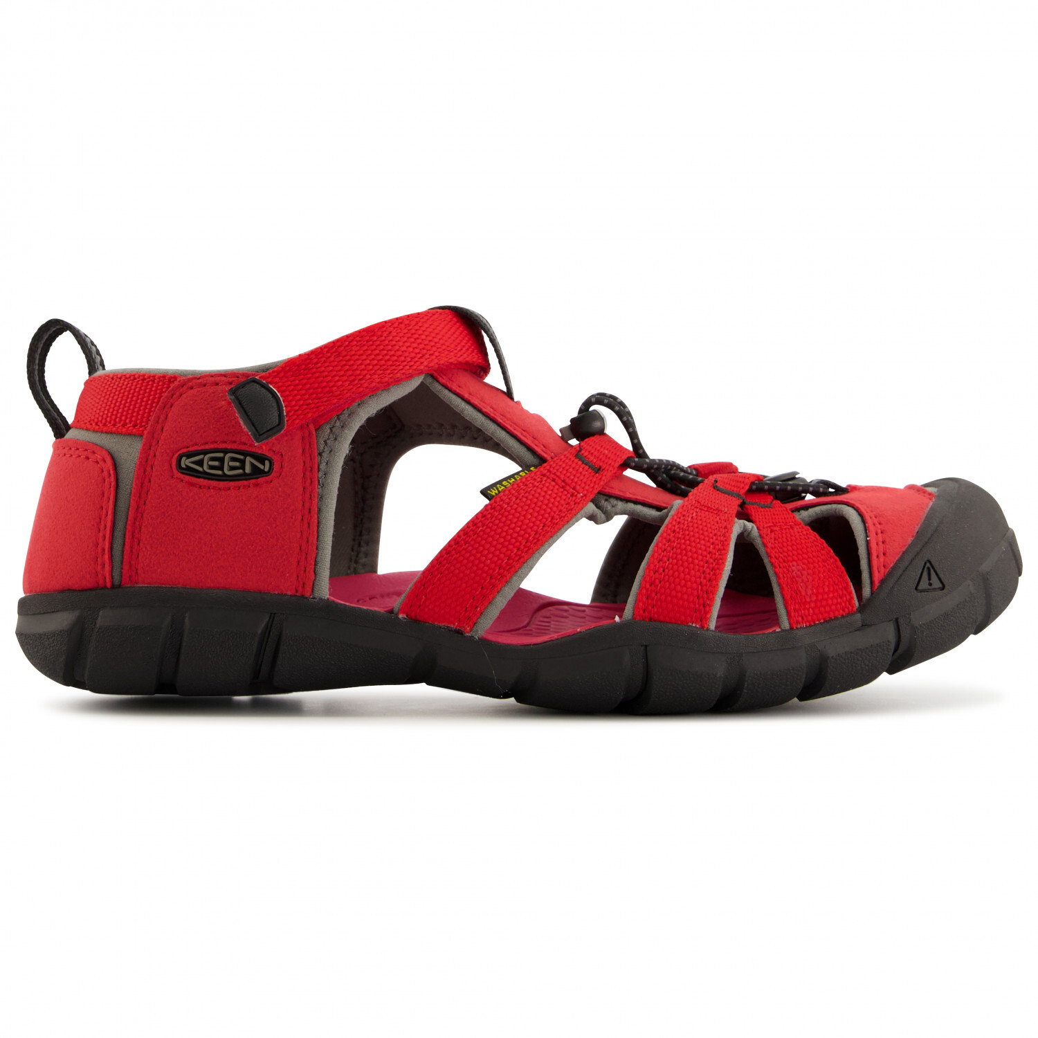 

Сандалии Keen Youth Seacamp II CNX, цвет Racing Red/Gargoyle