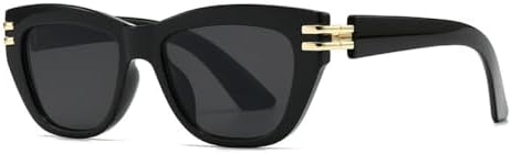 

Солнцезащитные очки в стиле панк 2027 года, неровная квадратная форма, для женщин и мужчин, винтажная популярная оправа с металлическими заклепками MTZJH, C1 Black Black