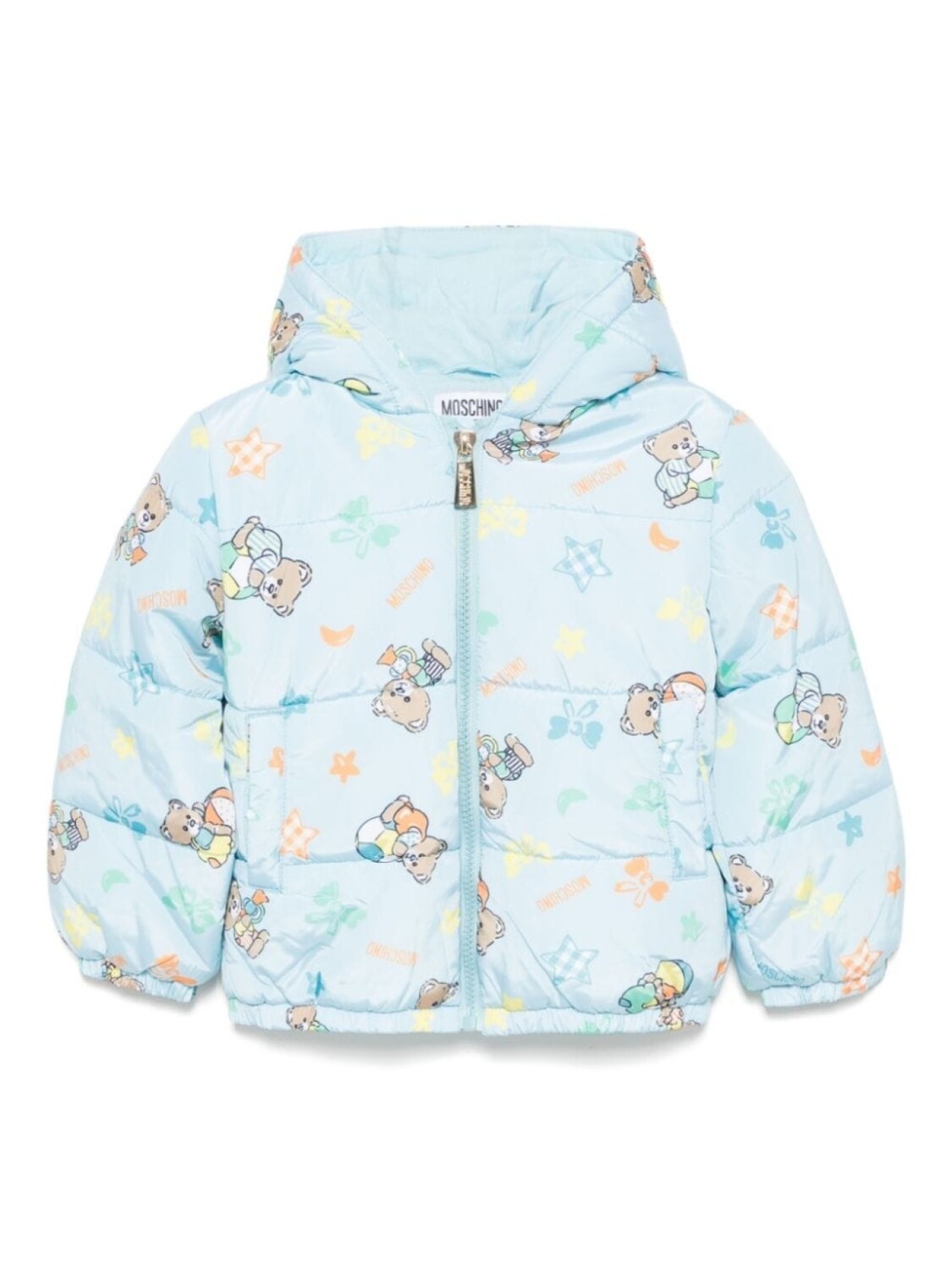

Куртка с графическим принтом Moschino Kids, синий