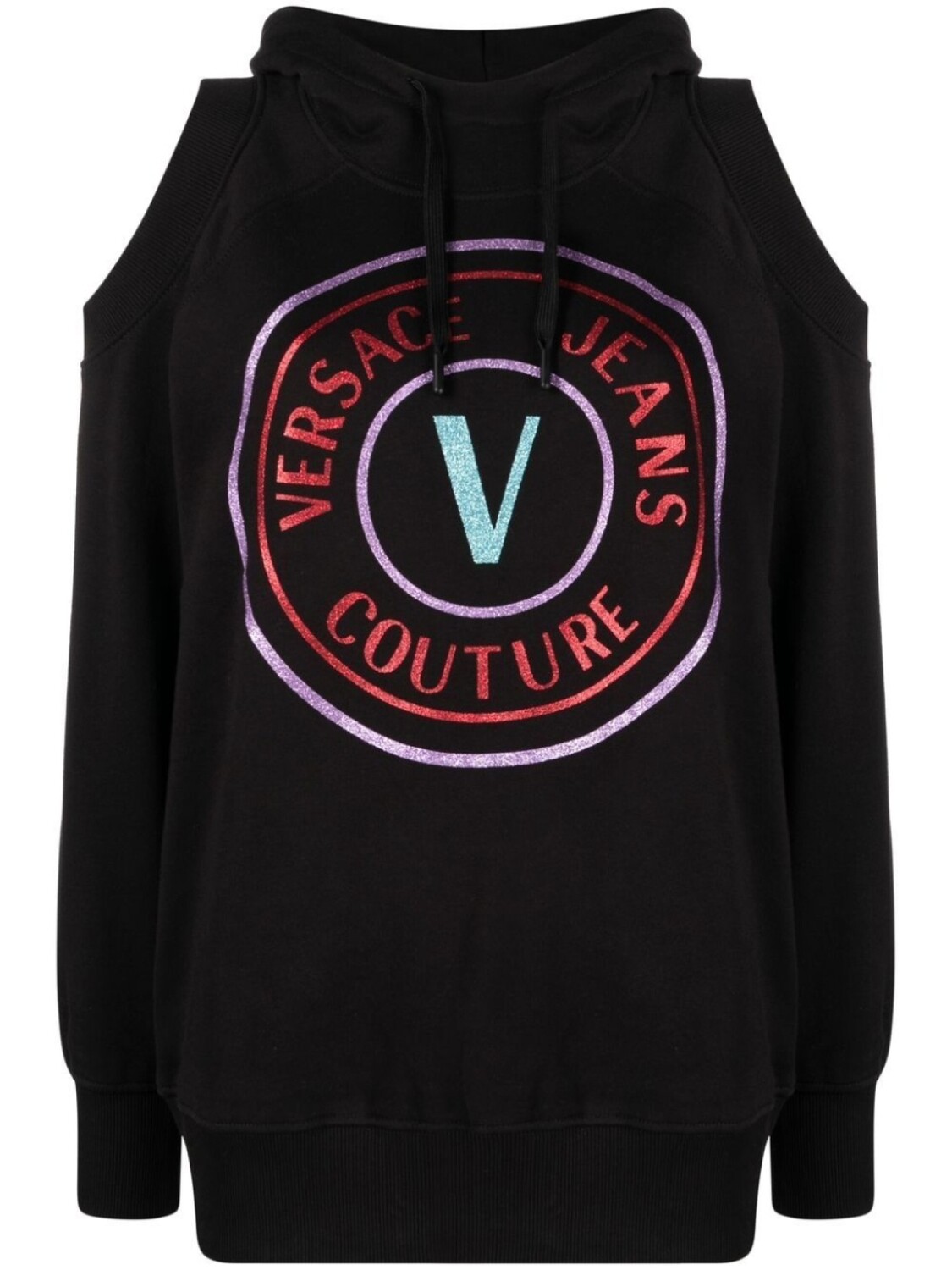 

Versace Jeans Couture худи с логотипом, черный