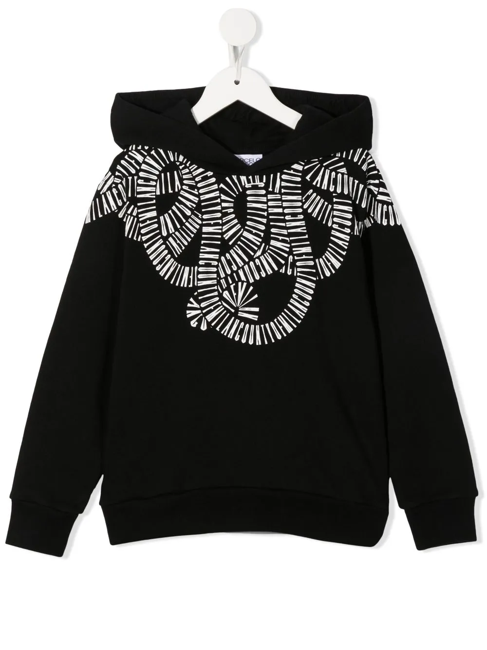 

Худи с логотипом Marcelo Burlon County Of Milan Kids, черный