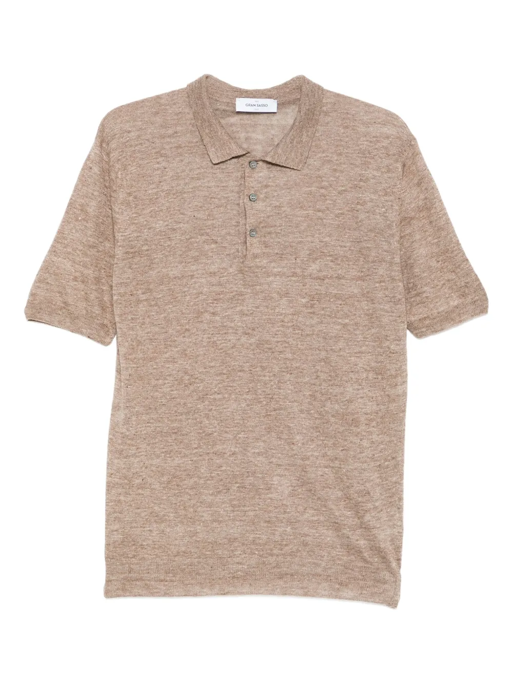 

Рубашка поло с короткими рукавами Gran Sasso, коричневый