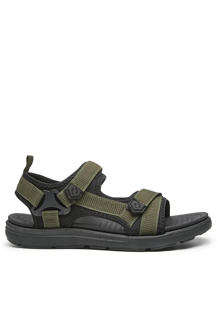 Сандалии на липучке, с ремешками, KB1902 Twenty Eight Shoes, зеленый