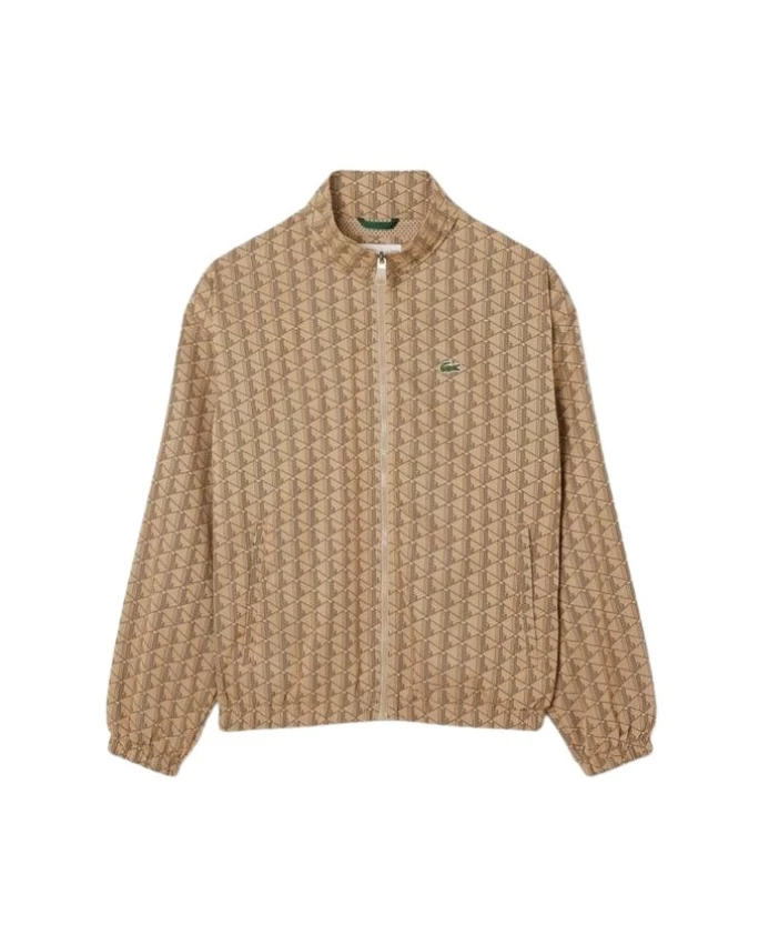 

Спортивная куртка с монограммой Lacoste, бежевый