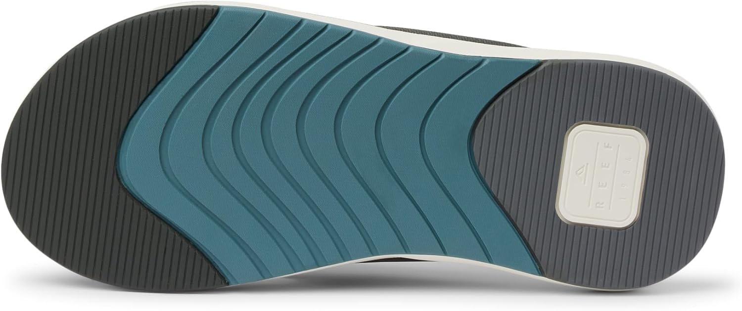 Мужские сандалии Reef Cushion Norte с мягкой подошвой, белый/синий/серый — фото 3