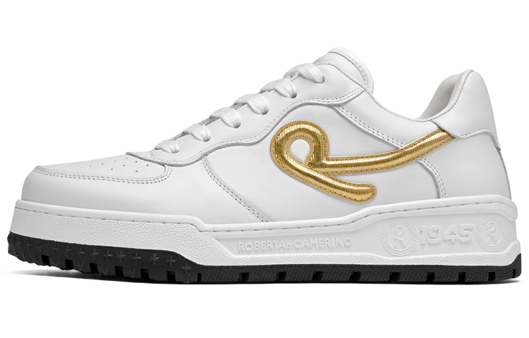 

Roberta Di Camerino Низкие мужские кроссовки из коровьей кожи, белые