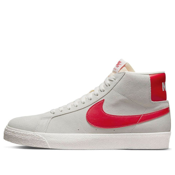 

Кроссовки zoom blazer mid sb 'white university red' Nike, бежевый
