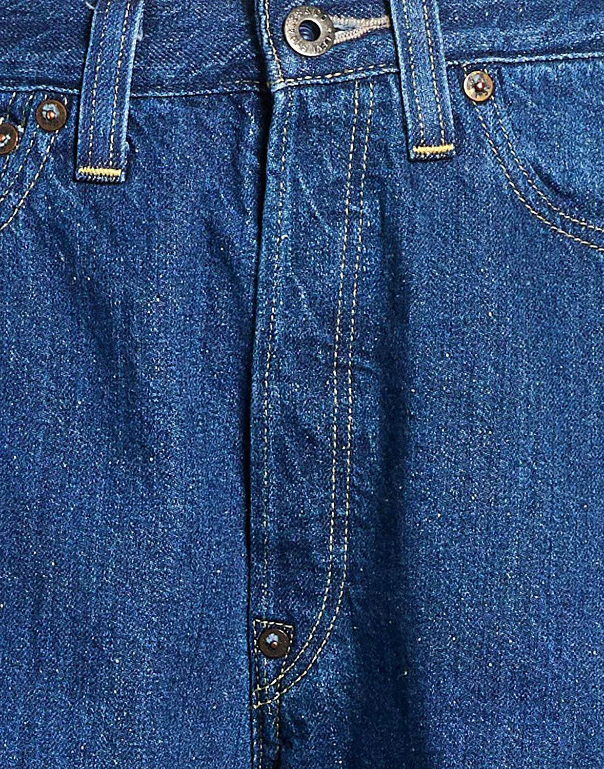 Джинсы зауженные LEVI'S синие — фото 4