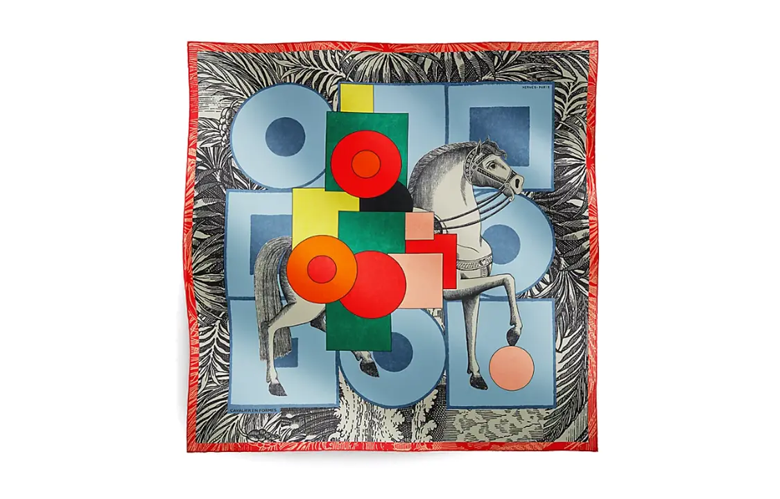 

HERMES Шёлковый шарф Multicolor, Multicolor