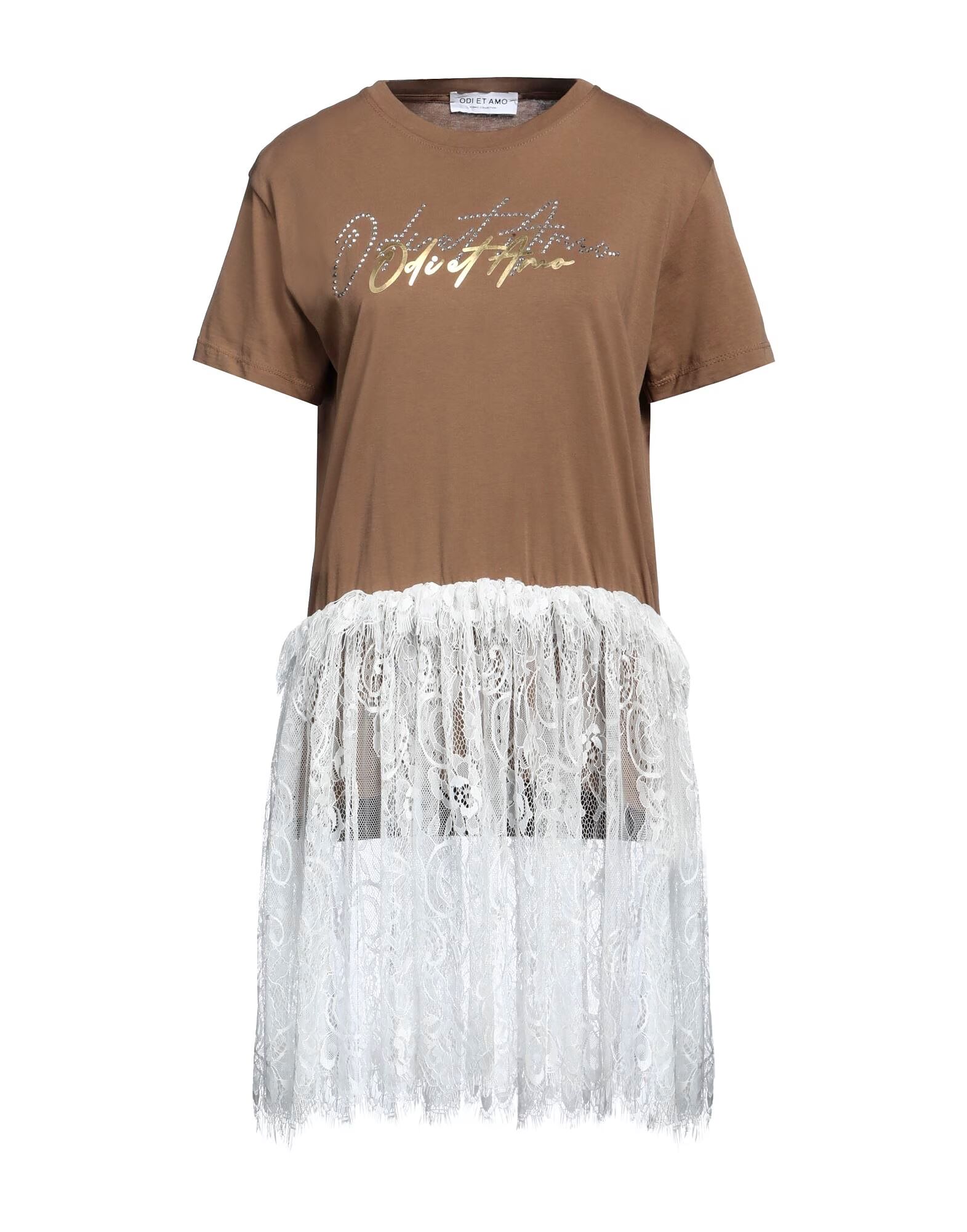 

Мини-платье Odi Et Amo, коричневый