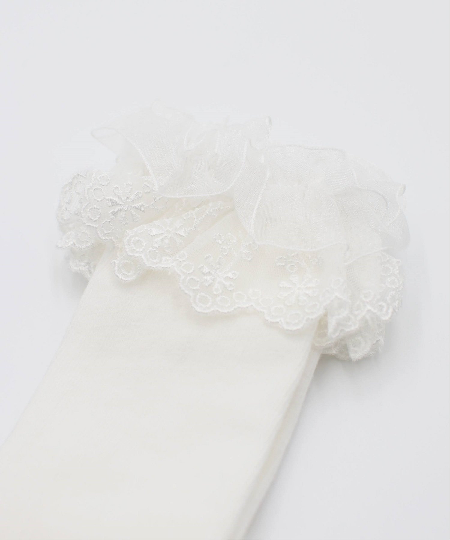 Высокие носки Breeze (2 цвета) Rora, White — фото 4