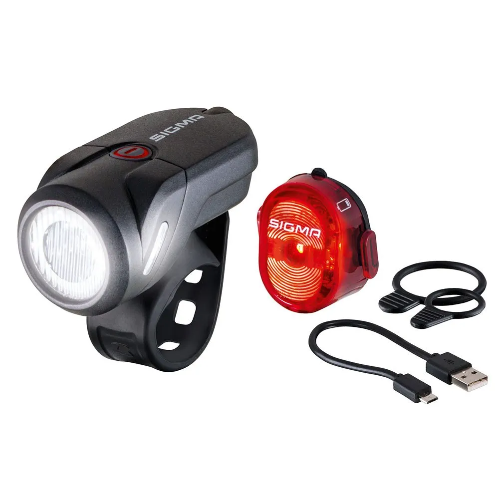 

Комплект велосипедных фонарей Sigma Aura 35+Nugget II, черный
