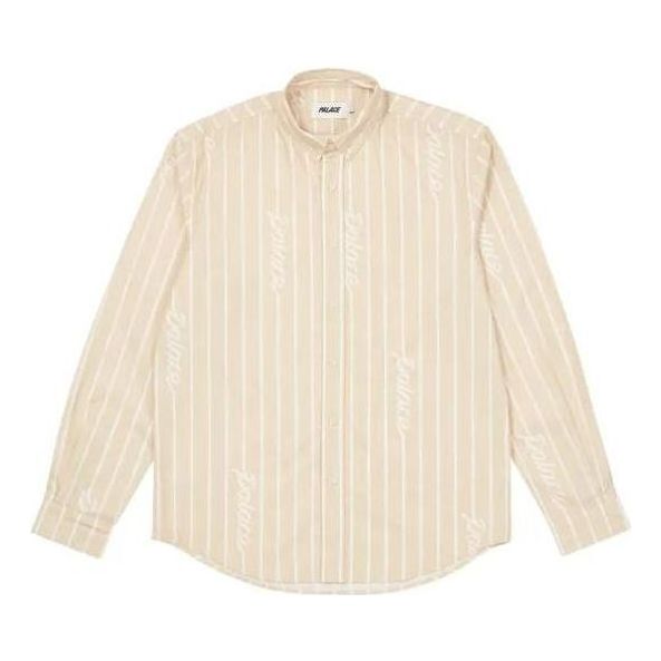 

Рубашка fw22 hand stripe shirt 'beige' Palace, бежевый