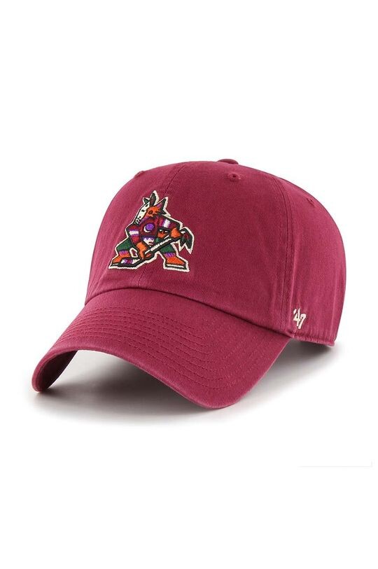 

Хлопковая бейсболка НХЛ Arizona Coyotes 47 brand, красный