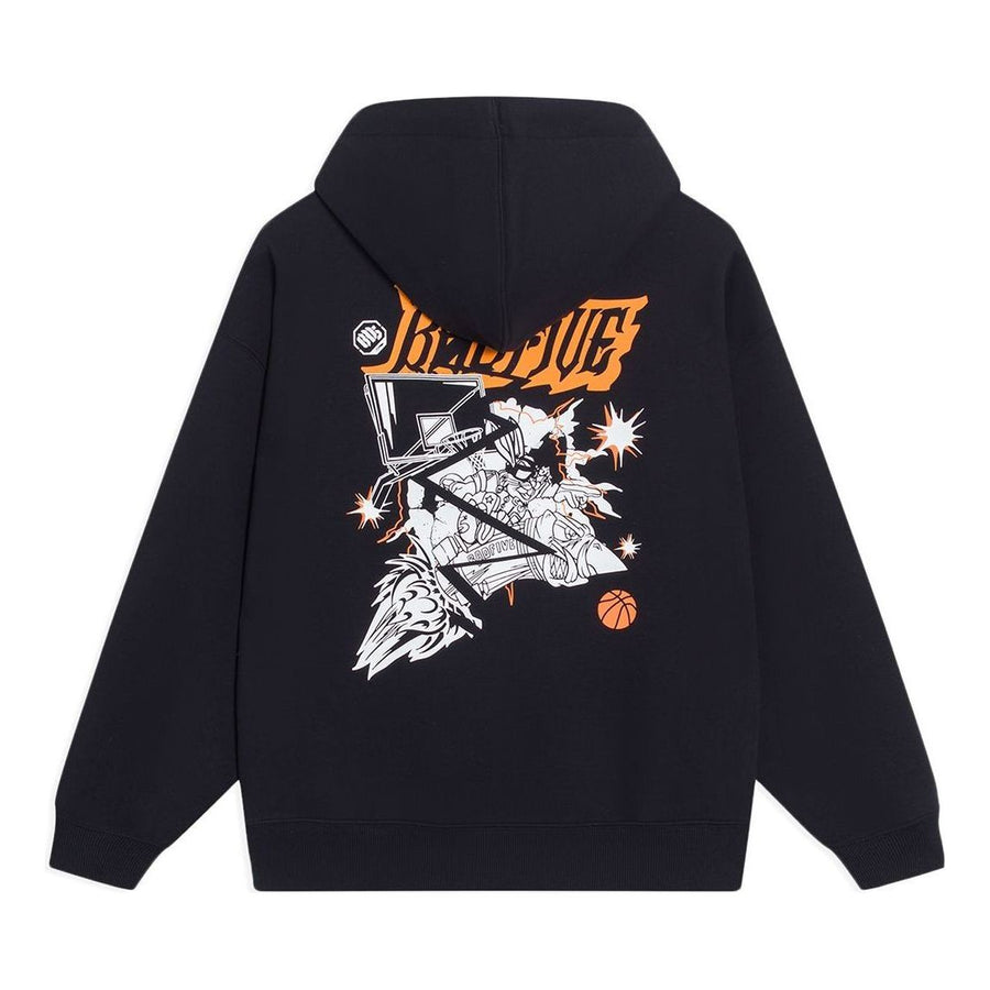 

Худи Li-Ning x BADFIVE Sports Style Hoodie 'Black White', черный