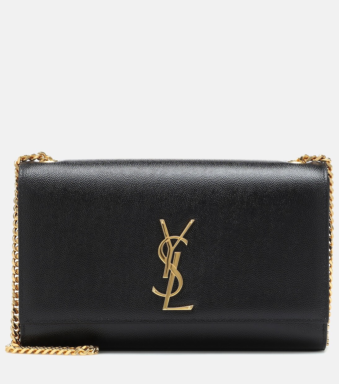 

Сумка через плечо Kate среднего размера из кожи Saint Laurent, черный