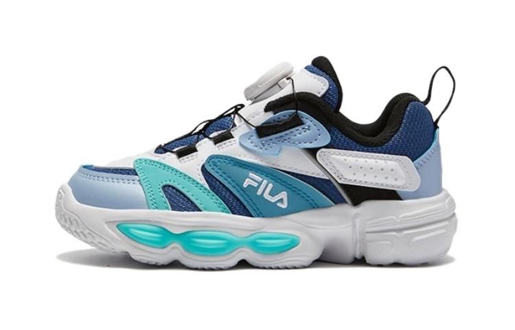 

FILA KIDS Детские кроссовки с низким верхом, устойчивые к износу и скольжению, синего и белого цвета, для детей 3–7 лет
