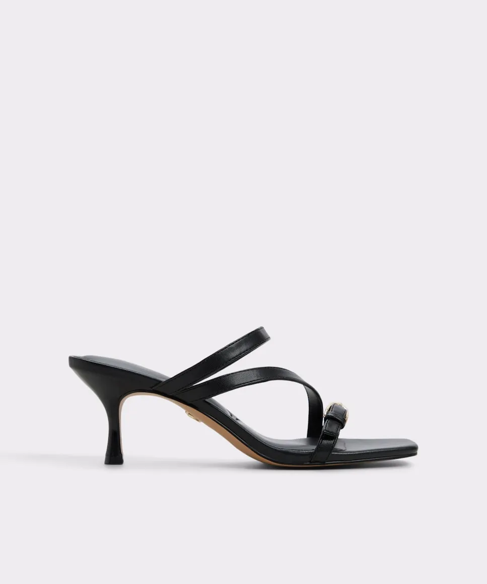 Женские сандалии на каблуке с квадратным носком Aldo, черный