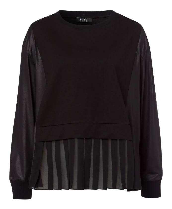 

Толстовка со складками по низу Tuzzi, черный