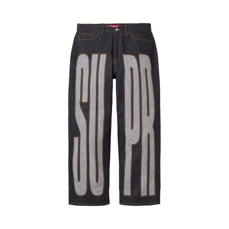 Джинсы багги Supreme Inset Sellout, черный