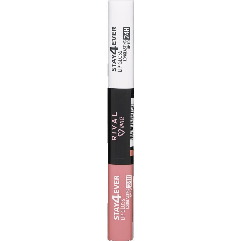 

Stay4Ever блеск для губ 15 свежий абрикос RIVAL loves me, 7 ml