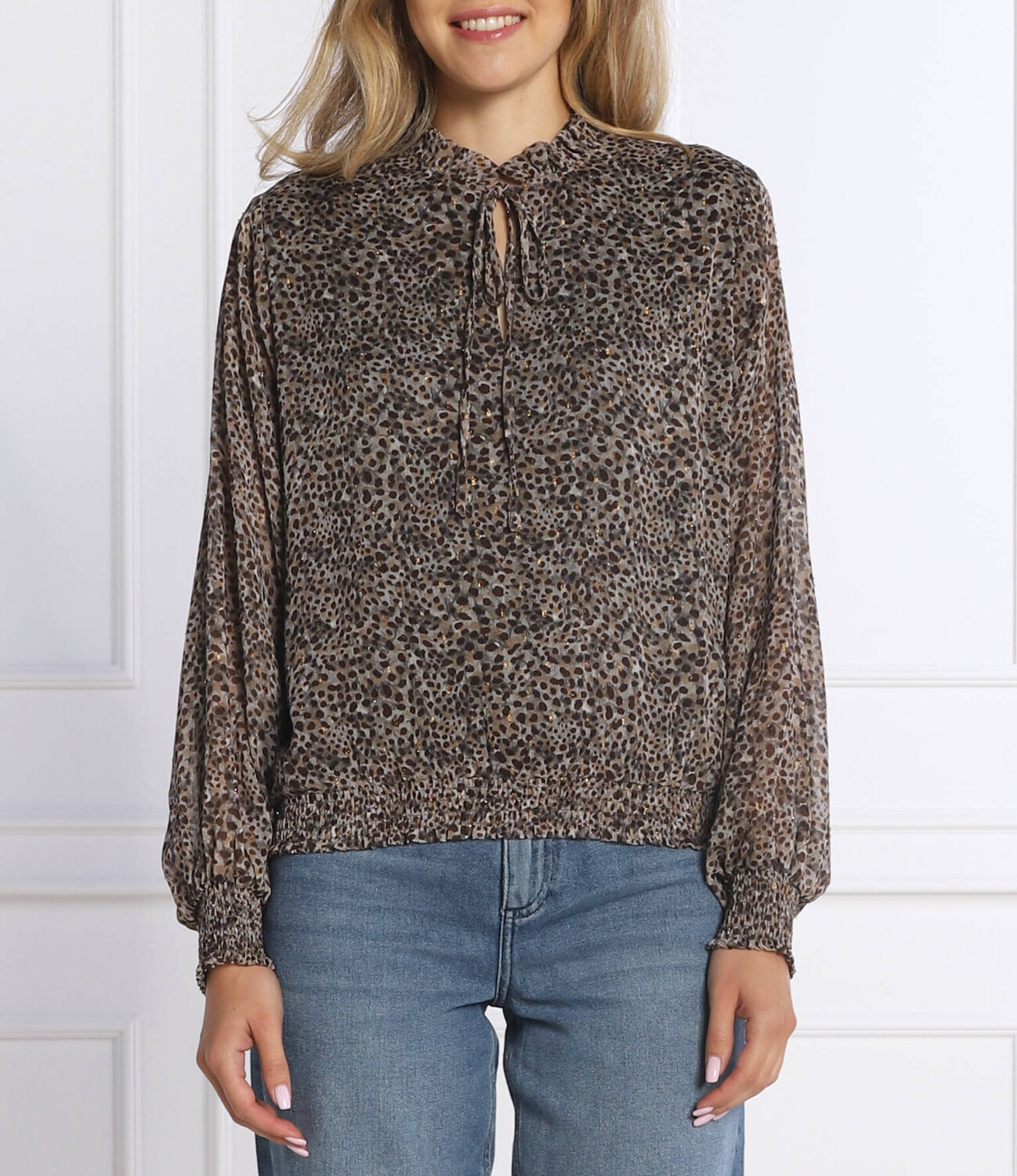 

Блуза Liu Jo TS NAV Relaxed fit, коричневый