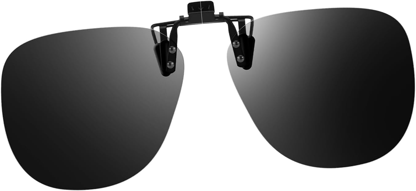 

Поляризованные солнцезащитные очки TJUTR с зажимом для ношения поверх очков с диоптриями, защита от УФ-излучения UV400 и антибликовое покрытие, металлическая откидная конструкция TS2503-V21, Z21 Grey-103/V21