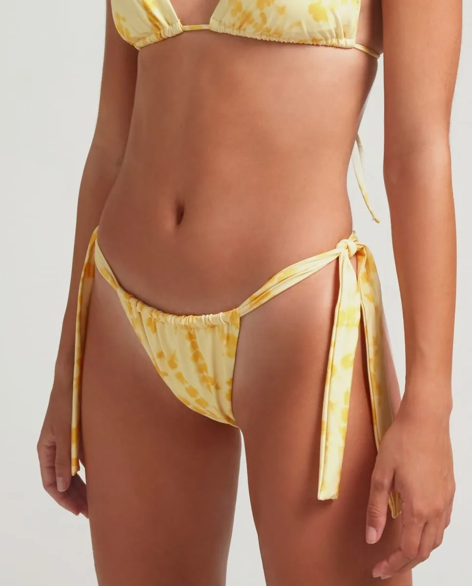 

Плавки бикини Al Sole с бантом и подкладкой Robin Collection, жёлтый