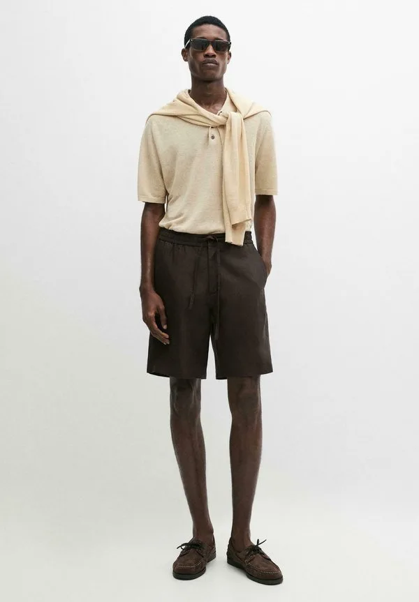 Шорты Massimo Dutti, Dark Brown — фото 2