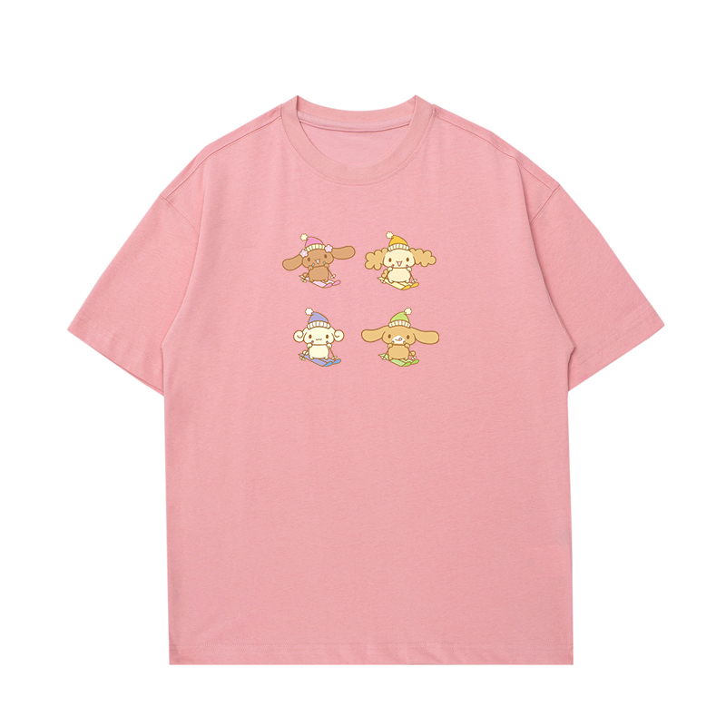 

Футболка Unisex CINNAMOROLL Yugui Dog Sanrio, розовый