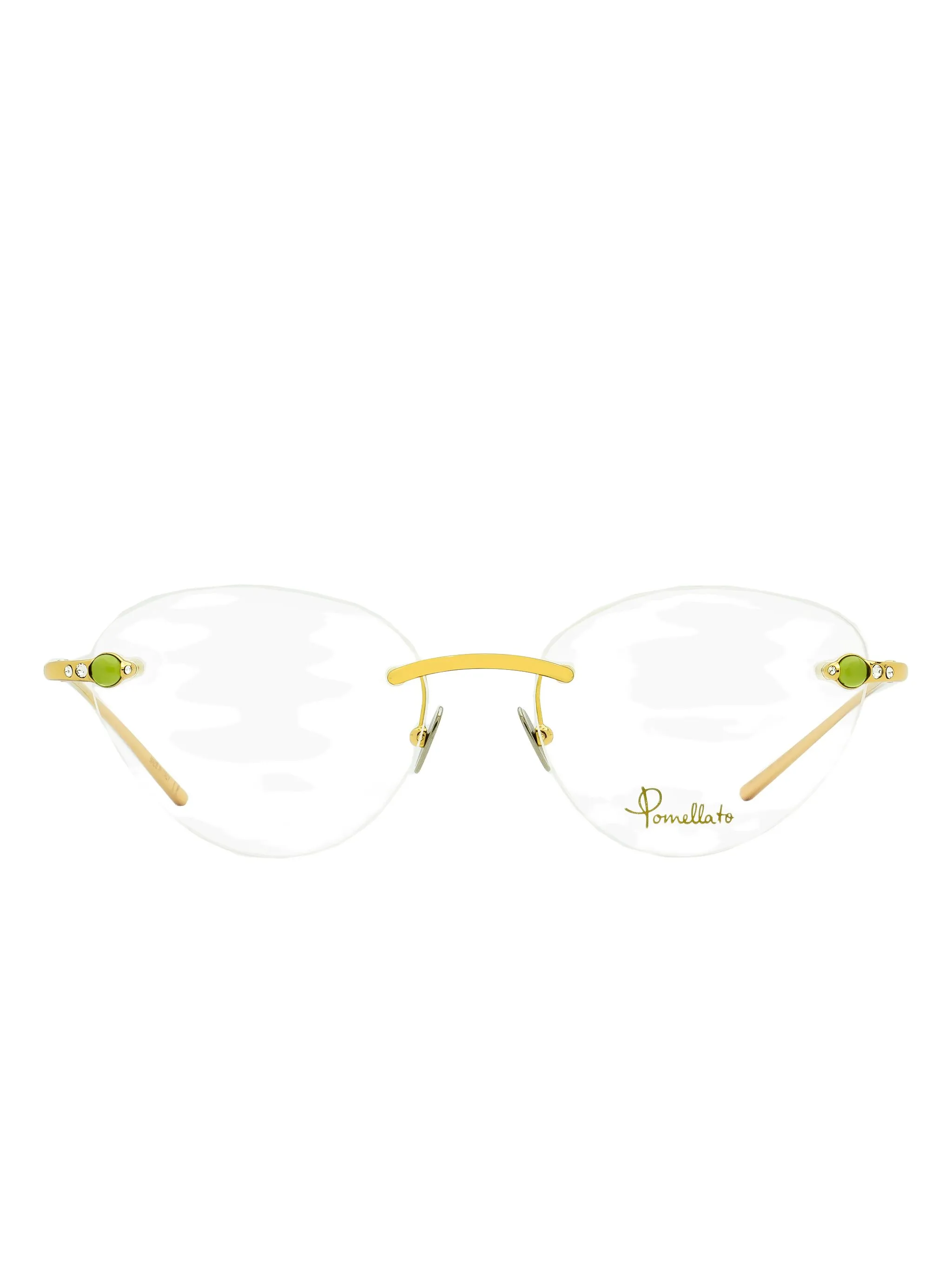 

Очки с кристаллами Pomellato Eyewear, золотистый