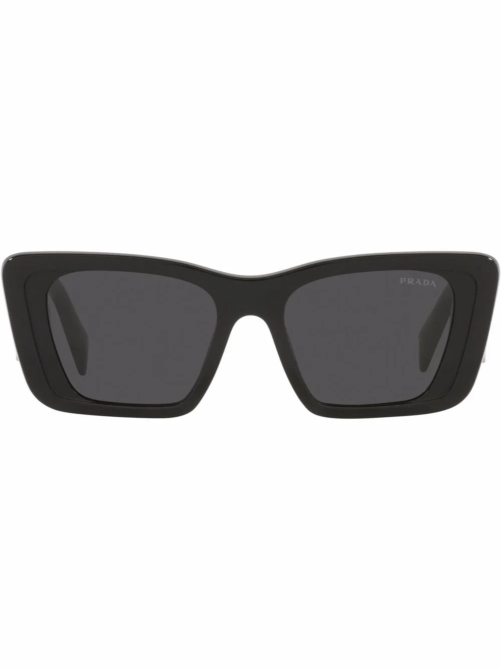 

Солнцезащитные очки в квадратной оправе Prada Eyewear, черный