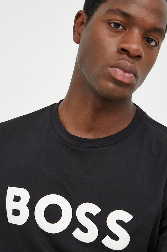 Футболка BOSS Casual из хлопка Boss Orange, черный — фото 4