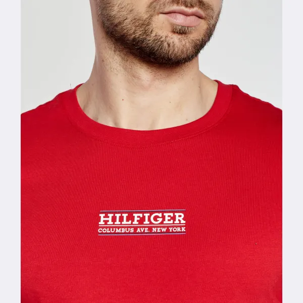 Облегающая футболка Tommy Hilfiger, красный — фото 3