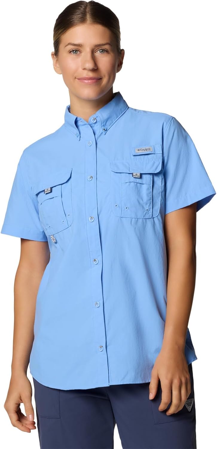 

Женская футболка Columbia PFG Bahama II с коротким рукавом, White Cap, Белый, Женская футболка Columbia PFG Bahama II с коротким рукавом, White Cap