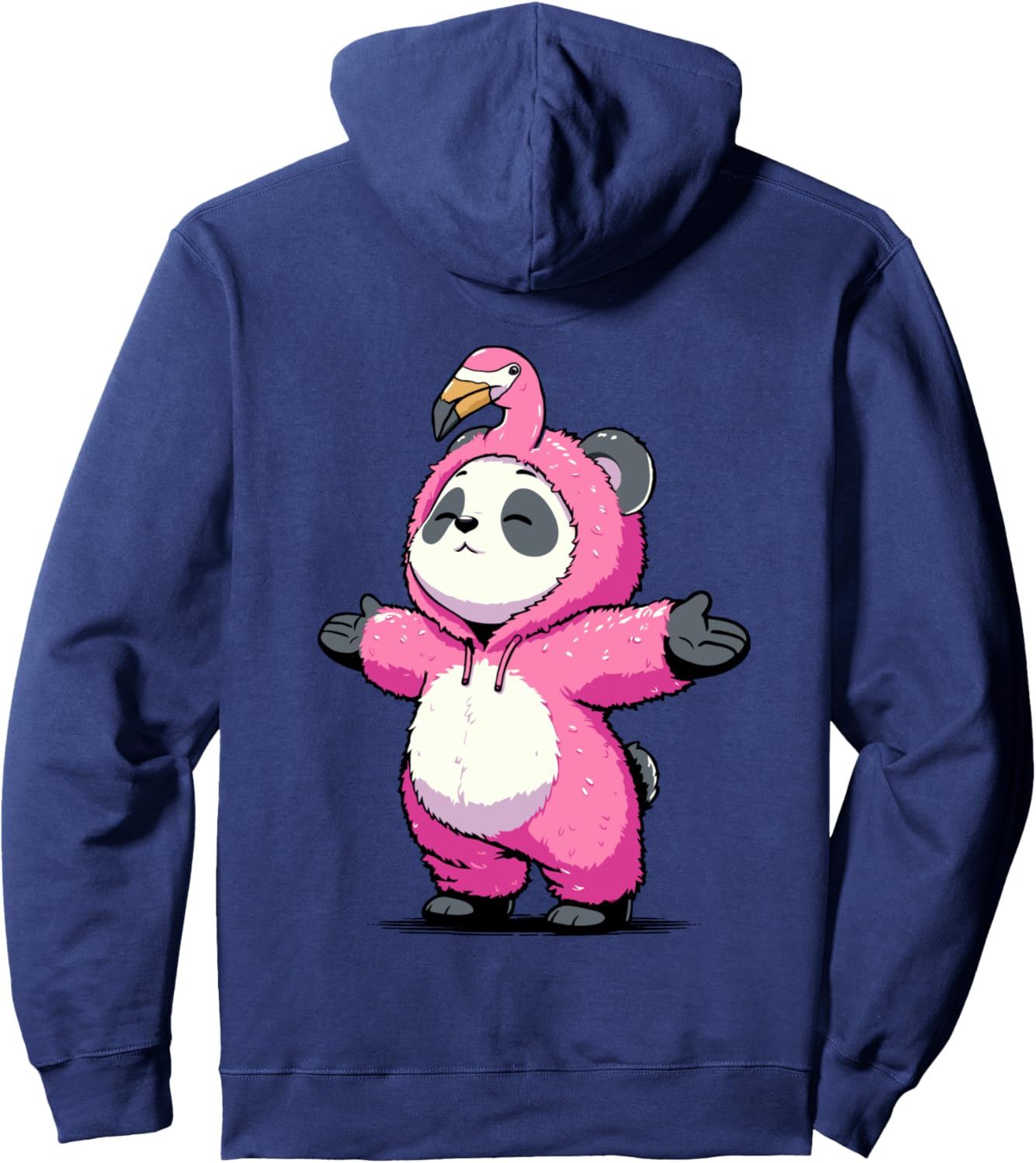 

Худи с изображением фламинго и панды Flamingo Pandabear, темно-синий