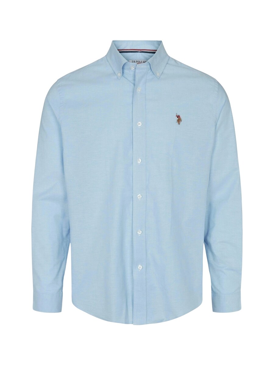 

Рубашка на пуговицах классического кроя U.S. POLO ASSN. Calvert, светло-синий