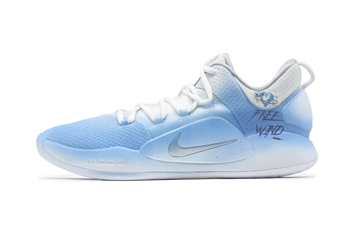 

Баскетбольные кроссовки Hyperdunk X мужские с низким верхом белого/синего цвета Nike
