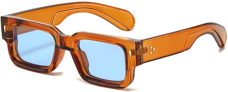 

Солнцезащитные очки Rivets для женщин, красные и синие, с защитой от УФ-излучения UV400, для мужчин, для занятий спортом на открытом воздухе, бега и езды на велосипеде LXLHWN, Orange Blue