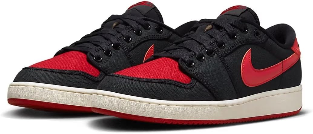Мужские кроссовки Nike AJKO 1 Low Black/Varsity Red-Sail (DX4981 006) Jordan, белый/синий — фото 3