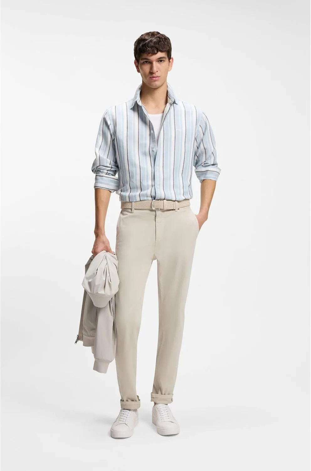 Мужские теннисные кроссовки BOSS Rhys, белый — фото 2