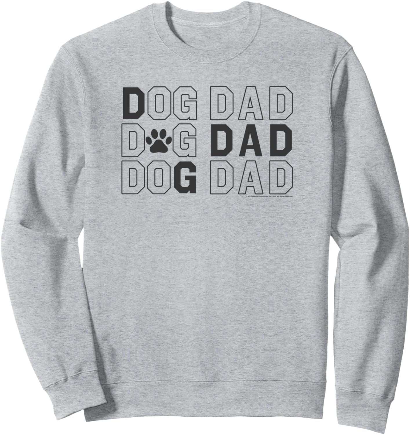 

Толстовка с надписью «Собачья жизнь» ко Дню отца, с отпечатком лапы папы-собаки и многослойным текстом Purpose By W. Bruce Cameron, серый